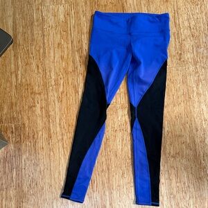 Alo Blue and Black Leggings S
